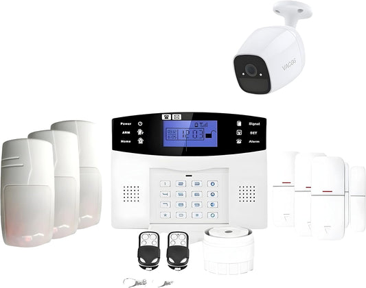 LIFEBOX - LBXEvolutionx2animalKC1 – alarmsysteem voor huis of woning, draadloos, GSM, en draadloze camera, Lifebox, Evolution Dier, 10 stuks, wit