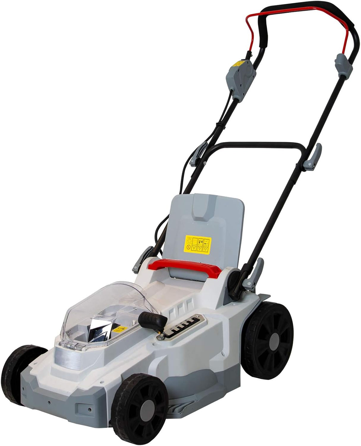 IKRA Accu Grasmaaier Mulchmaaier ICM 2/2037 incl. 2x accu & dubbele snellader, incl. reserve mes