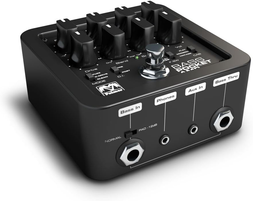 Palmer POCKET AMP BASS - draagbare baspreamp