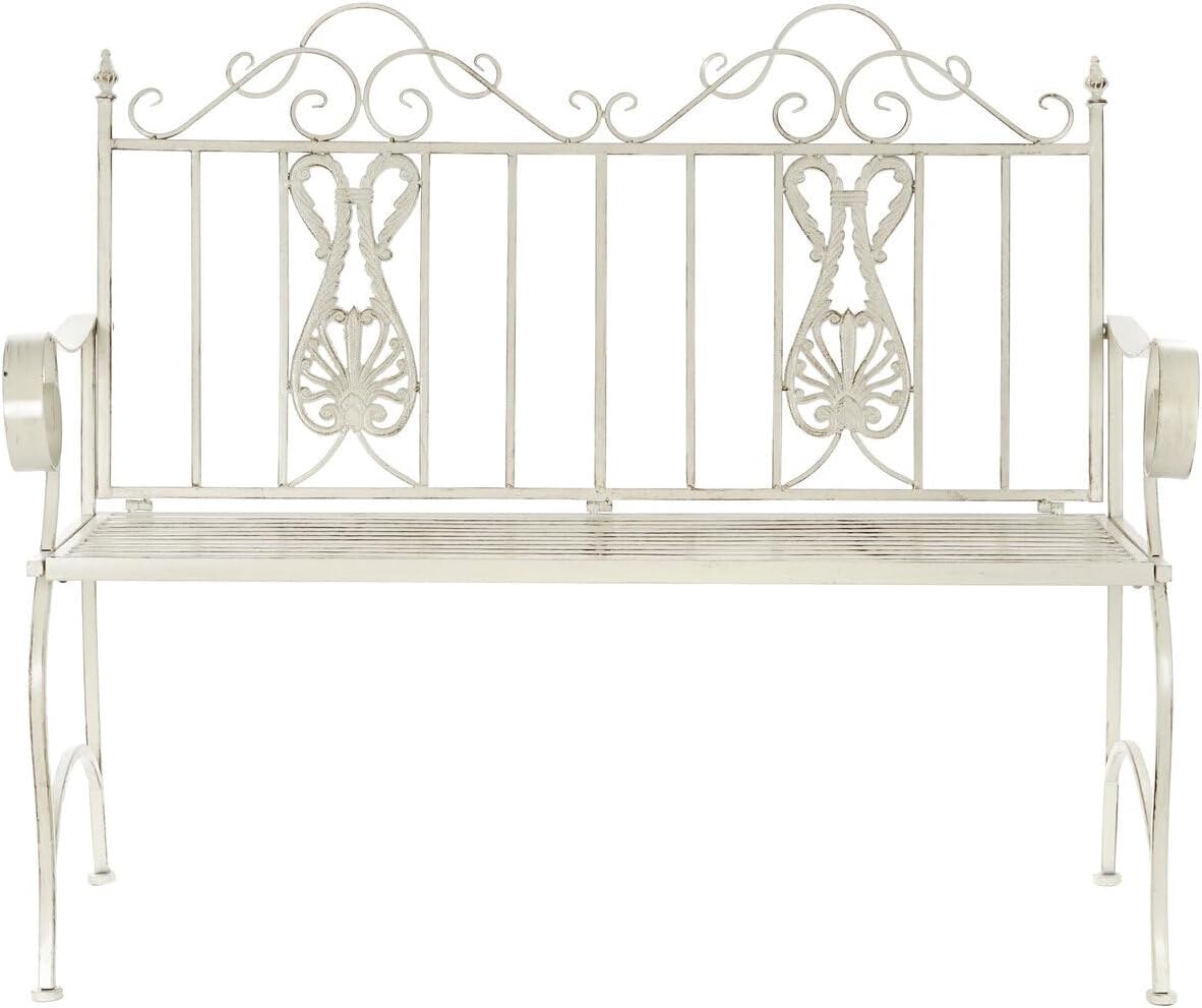 Bank van metaal, 118 x 53 x 98 cm, 12,00 poten, zonder bar