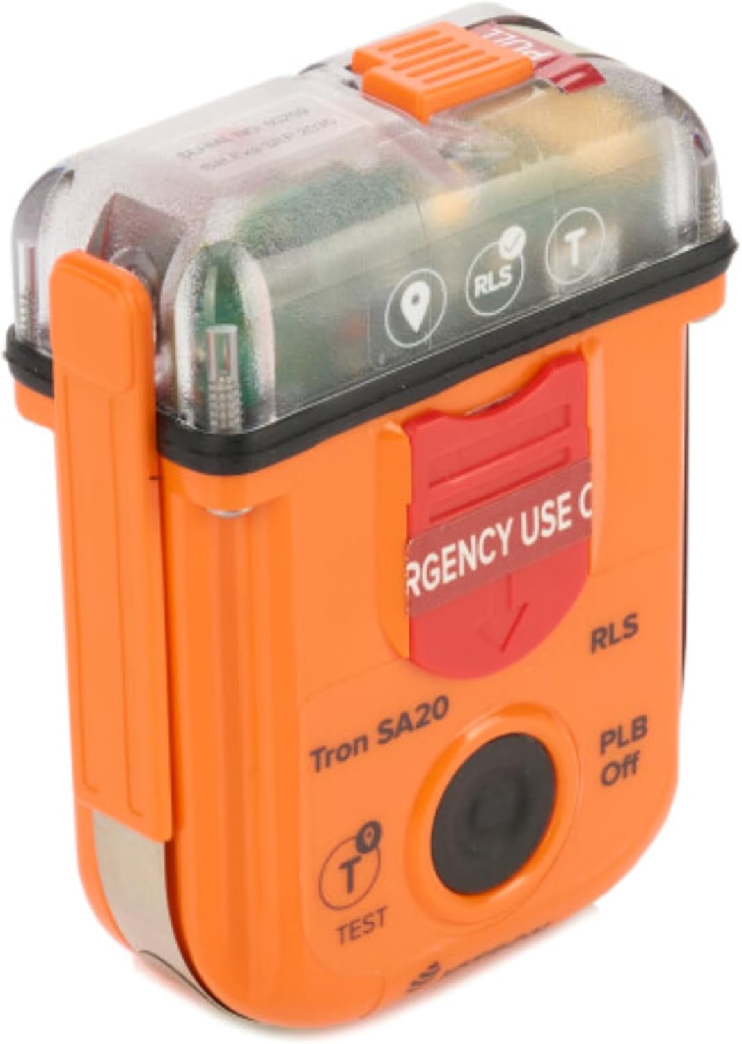 Jotron Tron SA20 PLB Persoonlijke locatiebaken | compact en licht | GPS en Galileo GNSS | 406 MHz noodsignaal | waterdicht | SOLAS goedgekeurd | geprogrammeerd voor Britse registratie