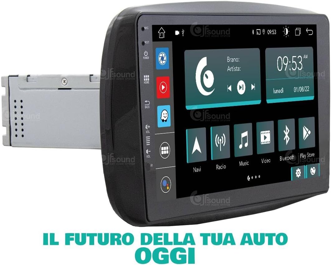 Autoradio Smart 453 – Autofonie – Multimedia Systeem – Navigatiesysteem – Touchscreen Radio – 9 Inch Scherm – 8-Core Processor – Apple CarPlay & Android Auto