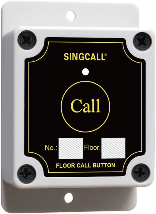 SINGCALL Draadloos site call systeem voor liften, 1 De ontvanger en 20-oproepbellen