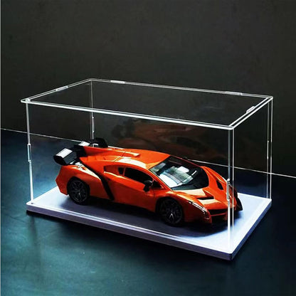 Acryl Displaycase – Vitrine – Showcase – Displaybox – Toonbankvitrine – 55 x 33 x 30 cm – Stofwerend Helder Acryl Met Witte Basis