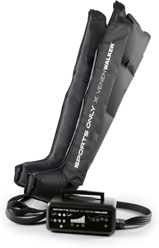 Sports Only x VENENWALKER massageboots, recovery boots met 10 drukniveaus en wisseldruktechniek, beenmassageapparaat voor geoptimaliseerde regeneratie, gecertificeerd medisch product