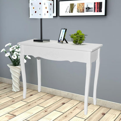 vidaXL Side table White Side table Table Tables Side tables Furniture