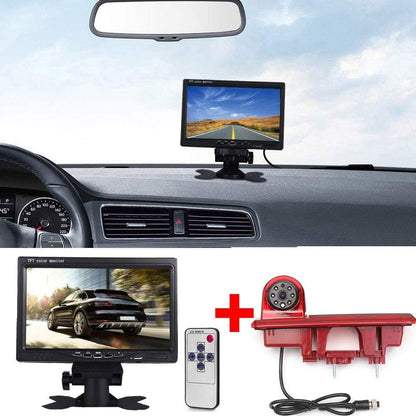 7 inch TFT LCD scherm auto monitor voor alle auto's + HD nachtzicht IR remlicht achteruitrijcamera voor Transporter FIAT Talento/Nissan NV300/Renault Traffiic/Nissan Primastar/Opel/Vauchall Vivaro