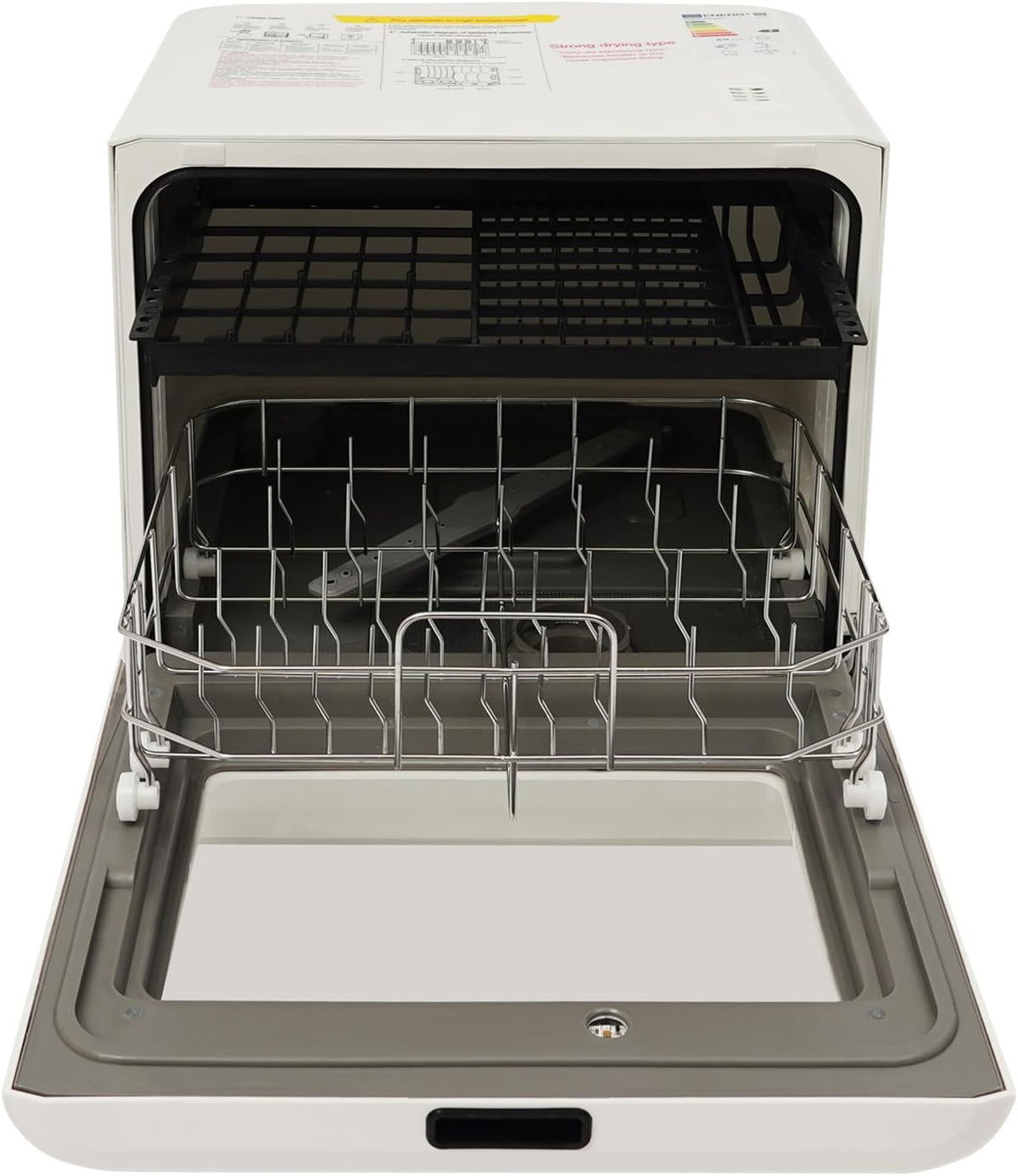 Tabletop Dishwasher, 4 Programs, 72°C Hot Water with Drying Function, 800 W Electric Dishwasher, Touch Control