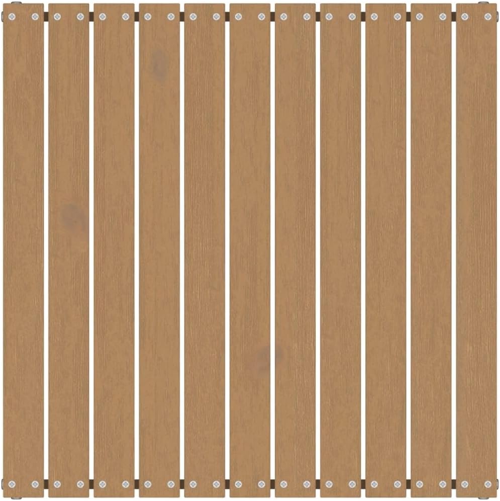Lounge garden furniture set balcony furniture set garden lounge set garden stool 70x70x30cm honey brown solid pine - QUORE