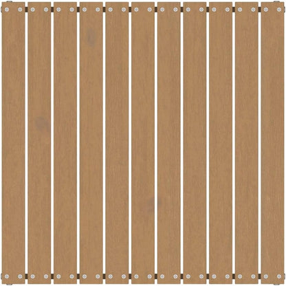 Lounge garden furniture set balcony furniture set garden lounge set garden stool 70x70x30cm honey brown solid pine - QUORE