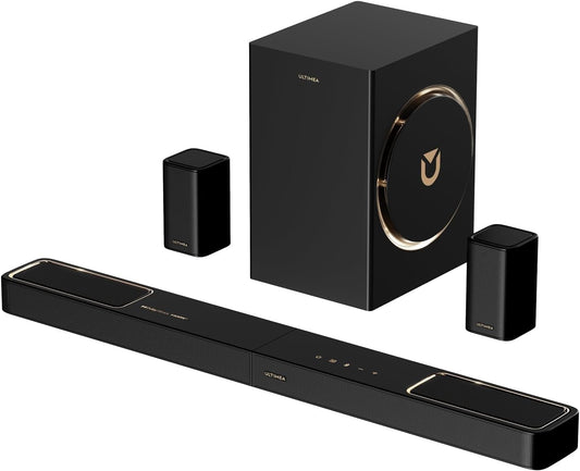 Soundbar voor TV – Surround Sound System – Soundbar Set – Home Cinema Set – Surround Systeem – 5.1.2 Dolby Atmos – 2 Surround Speakers en Subwoofer