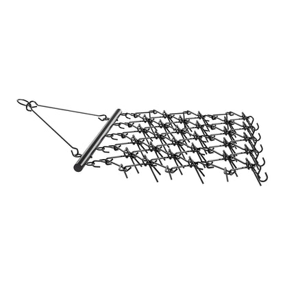 VEVOR Meadow harrow, 178 x 147 x 11 cm, 60 tooth pasture drag, suitable for ATV and UTV tractors, for soil preparation, sowing, grading landscapes and maintenance of gravel driveways