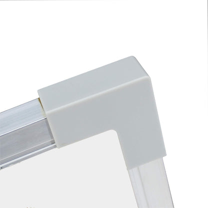 Crestline Products Magnetisch droog uitwisbaar en flanellen bord, 18" x 24"