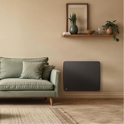 BESTHERM - Bestherm ARIA 1000W Elektrische Verwarming, Keramische Droge Inertie Vaste Radiator, Zwart