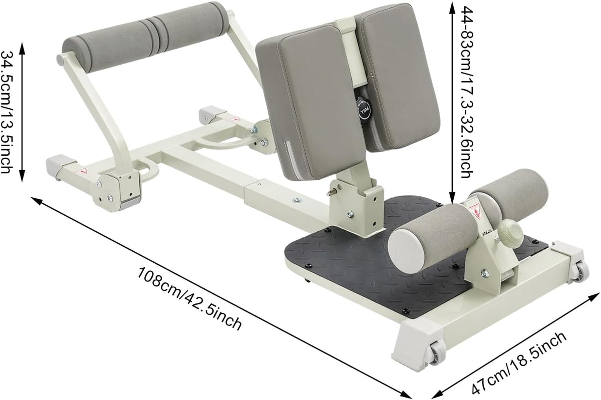 Home Rowing Machine, Foldable Hydraulic Leg Press, Rowing Machine with Elastic Band for Cardio and Strength Training, Home Fitness Equipment, Space Saving, up to 120 kg - QUORE