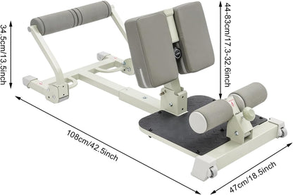 Home Rowing Machine, Foldable Hydraulic Leg Press, Rowing Machine with Elastic Band for Cardio and Strength Training, Home Fitness Equipment, Space Saving, up to 120 kg - QUORE