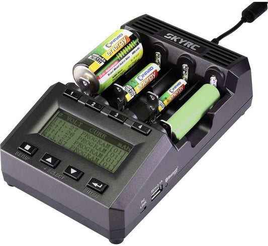 Batterijlader – Acculader – Oplader – USB Oplader – Batterijlader Smartphone App – 6 Laadprogramma’s – Veiligheidssysteem