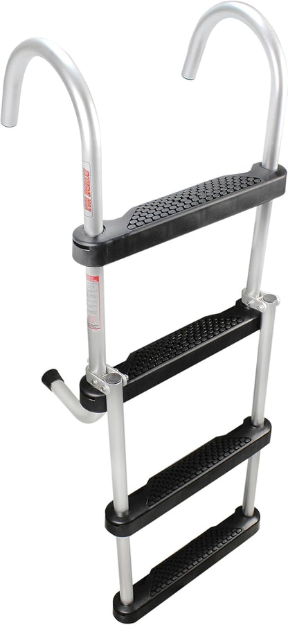 Extreme Max 3005.4086 Folding 4-Step Pontoon Ladder