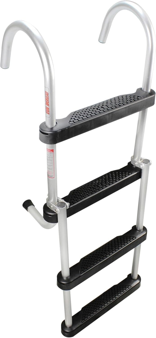 Extreme Max 3005.4086 Folding 4-Step Pontoon Ladder