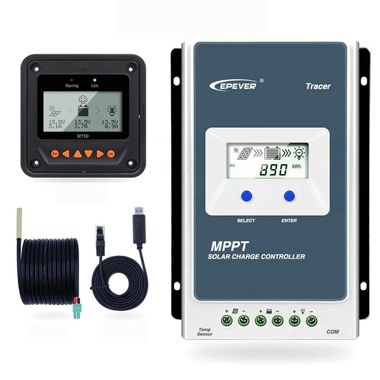 EPEVER MPPT Solar Charger Tracer AN Serie 10A / 20A / 30A / 40A met 12V / 24V DC automatische identificatie systeemspanning (30A / MT50+RTS+RS485)