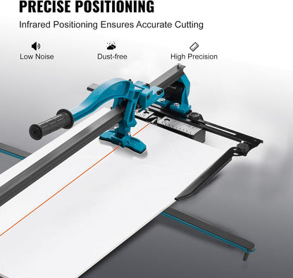VEVOR 1200 mm handmatige tegelsnijder efficiënt snijden 120 cm met instelbare positionering