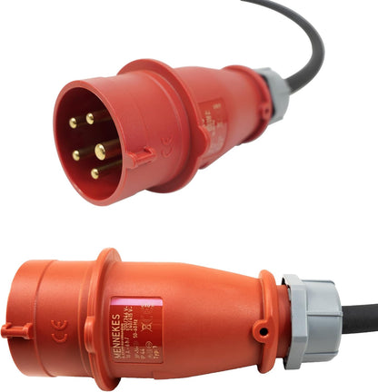 PNI KW11 16A, 11KW laadstation, voor elektrische auto's, 85V - 415V, 7-pins Type2-kabel, 3,5 inch scherm, met Bluetooth, laadactivering via app en RFID-kaart, IP55