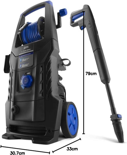 Hogedrukreiniger – Waterdrukreiniger – Spuitinstallatie – Sproei-installatie – Schoonmaakapparaat – Dual Speed System – 2200 Watt Vermogen – 160 Bar Druk