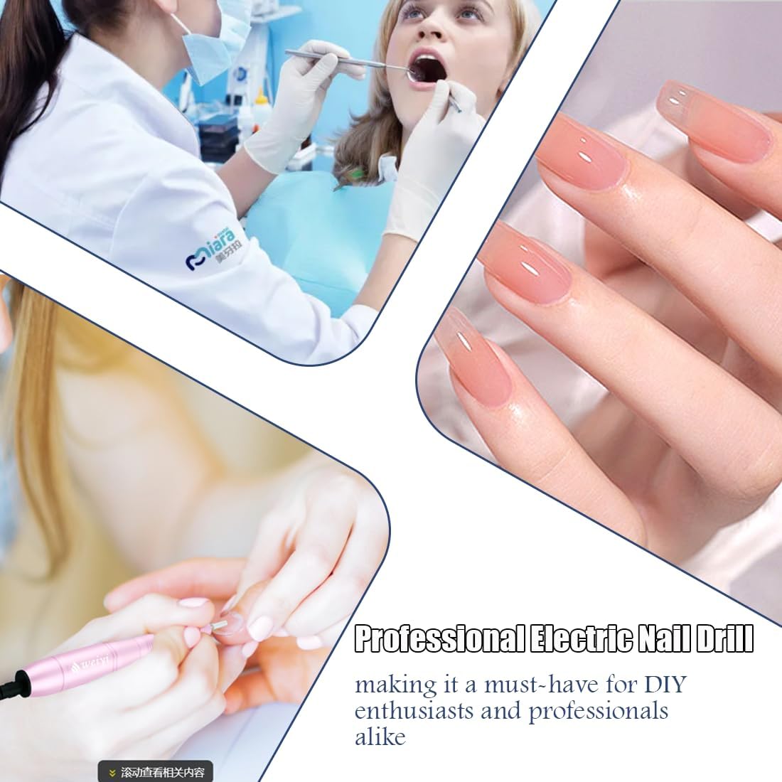 Elektrische Nail Boor Machine Nagelvijlen Professionele 35000 PRM Verstelbare Snelheden Manicure Set Acryl Nail Gel Polish Remover Elektrische Nail Boor Pedicure Kit