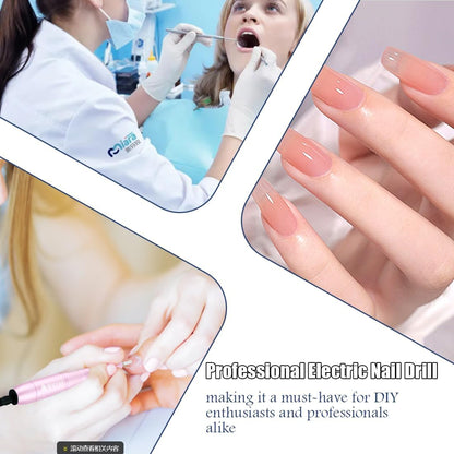 Elektrische Nail Boor Machine Nagelvijlen Professionele 35000 PRM Verstelbare Snelheden Manicure Set Acryl Nail Gel Polish Remover Elektrische Nail Boor Pedicure Kit