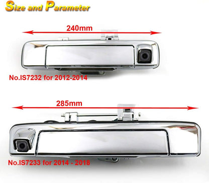 IP68 HD CCD Sensor Voertuig Trunk handvat 170 Wide Angle Night Vision Achteruitkijkcamera voor Isuzu D-MAX, NO.IS7233(285mm)