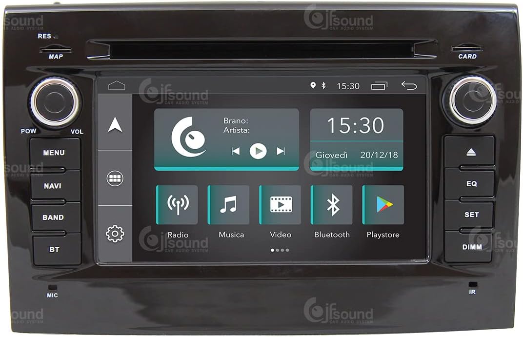 Autoradio – Auto Radio – Multimedia Systeem – Inbouw Radio – DAB+ Radio – 6,2 Inch Touchscreen – Android GPS Bluetooth WiFi CarPlay Android Auto