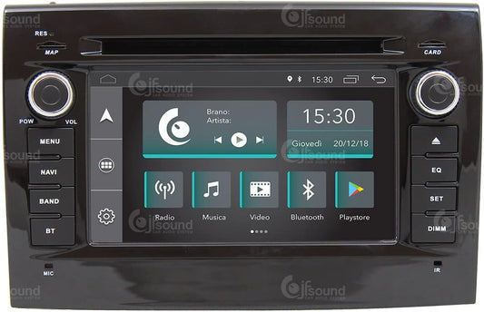 Autoradio – Auto Radio – Multimedia Systeem – Inbouw Radio – DAB+ Radio – 6,2 Inch Touchscreen – Android GPS Bluetooth WiFi CarPlay Android Auto