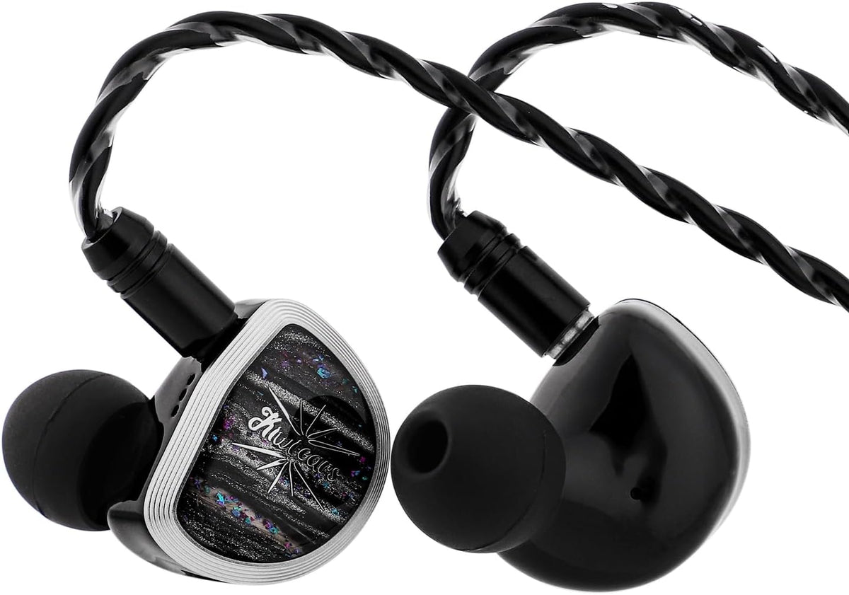 In-Ear Monitor – IEM Hoofdtelefoon – Bedrade In-Ear Hoofdtelefoon – HiFi Bedrade Oordopjes – Gaming Oordopjes – Grote 15,3 Mm Planaire Driver – Afneembare 2-Pins Kabel