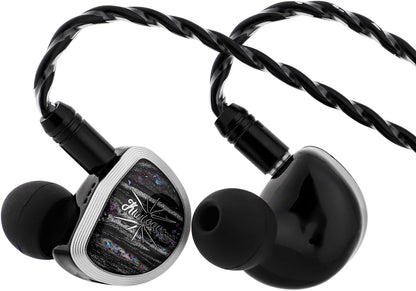 In-Ear Monitor – IEM Hoofdtelefoon – Bedrade In-Ear Hoofdtelefoon – HiFi Bedrade Oordopjes – Gaming Oordopjes – Grote 15,3 Mm Planaire Driver – Afneembare 2-Pins Kabel