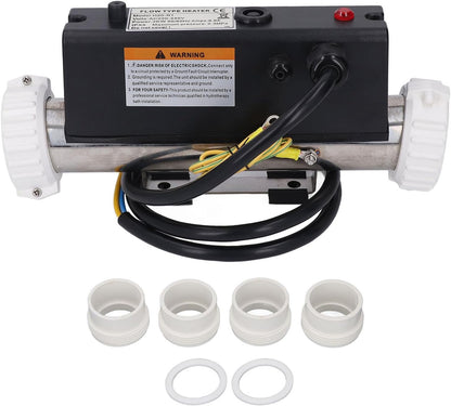 Zwembadverwarming Elektrische Bubbelverwarming Thermostaat met Temperatuurregeling Zelfverwarming voor Spa Badkuip Zwembad Bedraad 3kW de stop. de Beurt L Poolverwarming (2KW)