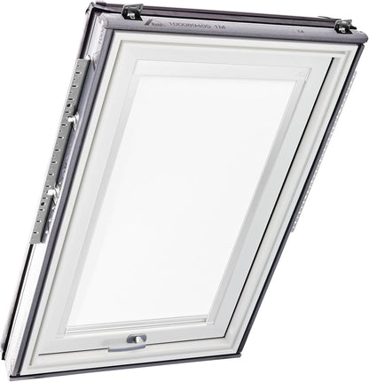 Origineel Roto Rolgordijn Exclusiv ZRE - Geleiderail Wit - Daglichtrolgordijn Voor Roto Dakvensters Serie Designo R6/R8, i8 en Classic 64/84 - Maat 054/078 | 05/07 - Kleur Stof Wit