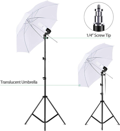 Fotostudioset – Fotostudioverlichtingsset, Achtergrondset, Softboxset, Studiolichtset – Met 3 Achtergrondkleuren Zwart, Wit En Groen – 1,8 X 2,8 M Achtergrondsteun – 2 Softboxen 50 X 70 Cm En 5-In-1 Reflector