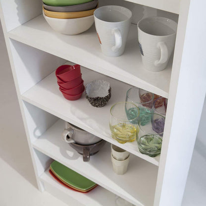 Temahome Bartafel met opbergruimte, Melamine spaanplaat, Wit, 115 x 50 x 102,7 cm