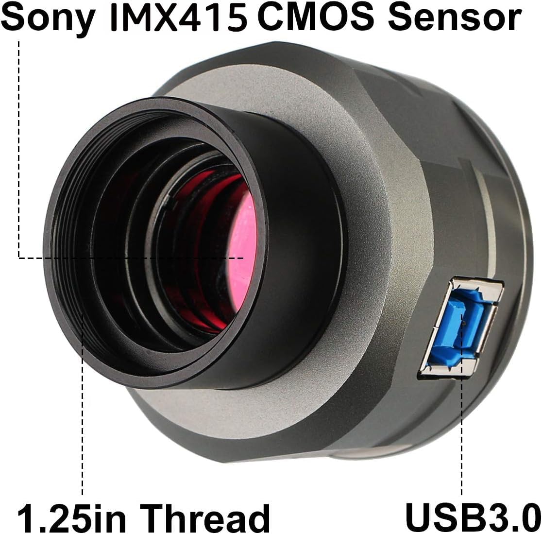 Svbony SV205 Eyepiece Telescope 8MP Astro Color Camera USB 3.0 Digital Planet Camera - QUORE
