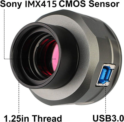 Svbony SV205 Eyepiece Telescope 8MP Astro Color Camera USB 3.0 Digital Planet Camera - QUORE