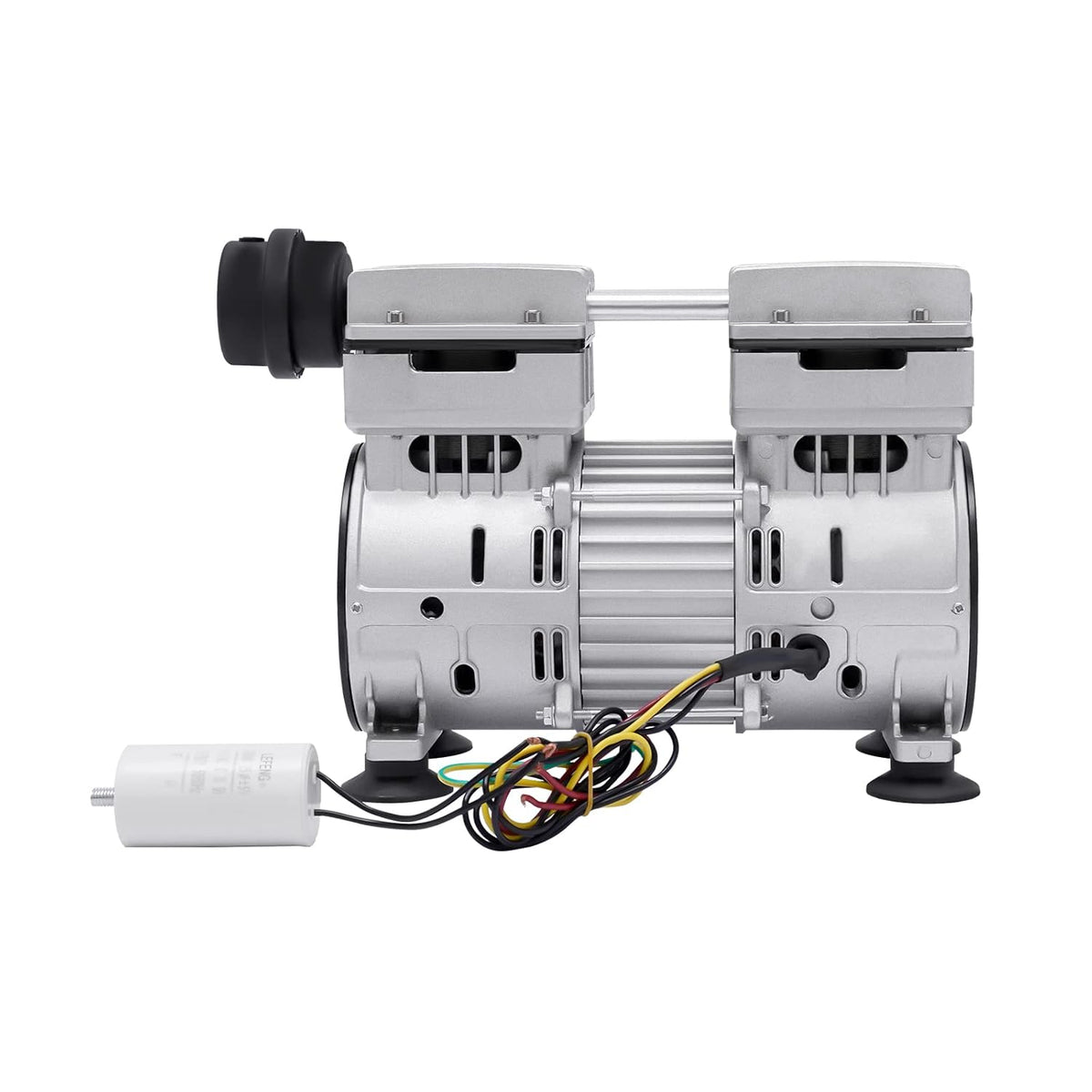 Vacuümpomp – Olievrije Pomp – Onderdrukpomp – Luchtdichtheidspomp – Industrie Pomp – 750 W Vermogen – Aluminium Behuizing