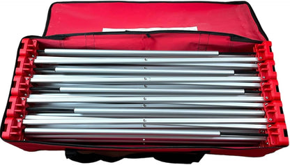 Uitschuifbare opvouwbare werkbank 230 x 119 x 75 cm – professionele werktafel voor grote tegels