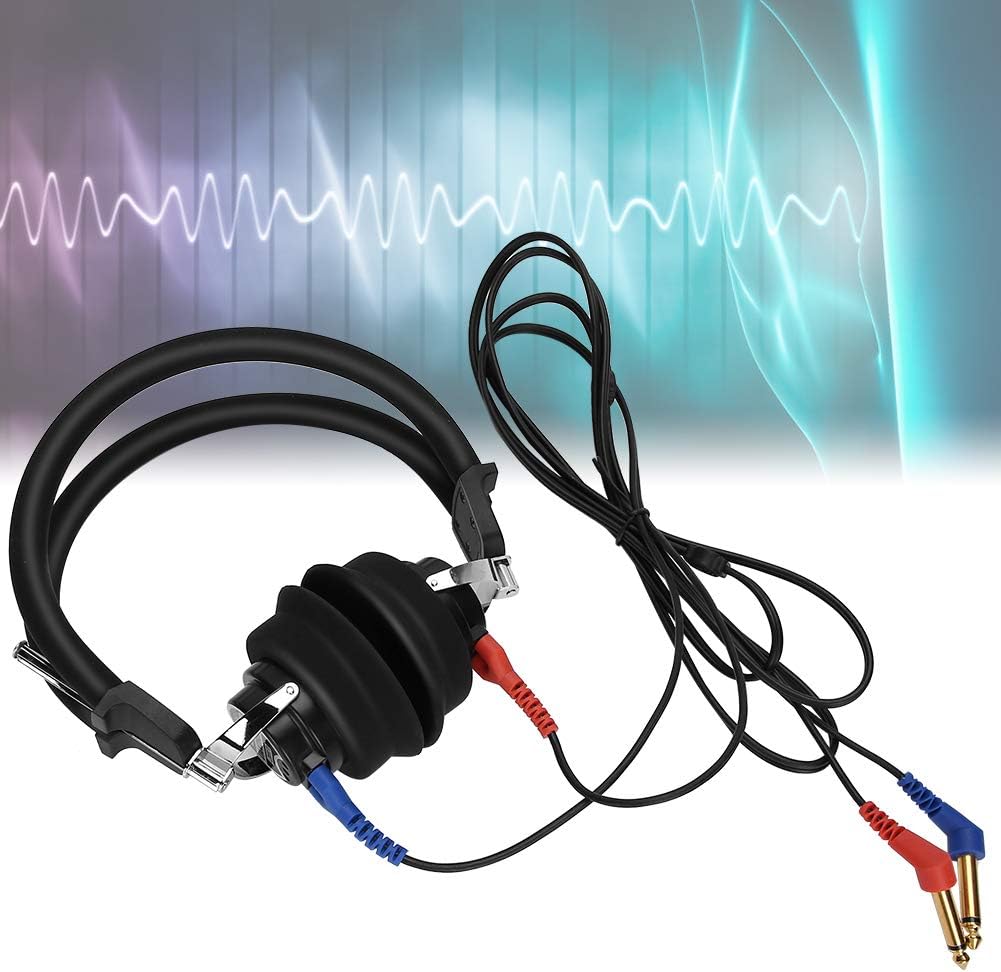 Digitale audiometer-hoofdtelefoon gehoortester zeer gevoelige audio hoofdtelefoon voor audiologen luchtleiding-gehoortest