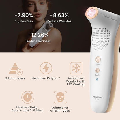 DermRays Laserapparaat 1064 nm multifunctioneel schoonheidsapparaat, gezichtsmassageapparaat, voor thuisgebruik