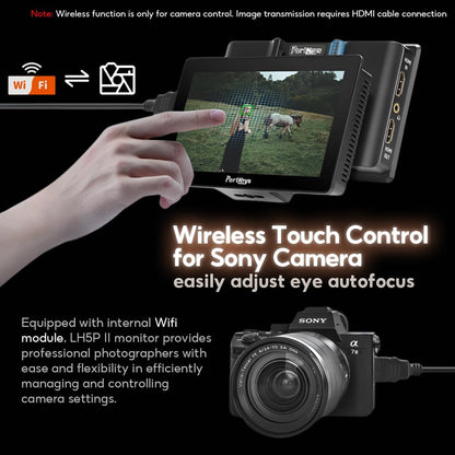 Cameramonitor – Veldmonitor – Videomonitor – Scherm Voor Camera – 5,5 Inch Touchscreen – 2000 Nit Helderheid