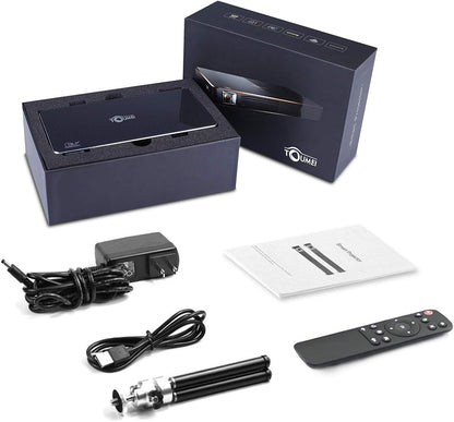 TOUMEI C800S Mini projector beamer, Android 7.1 videoprojector LED draagbare home theater videobeamer c800s