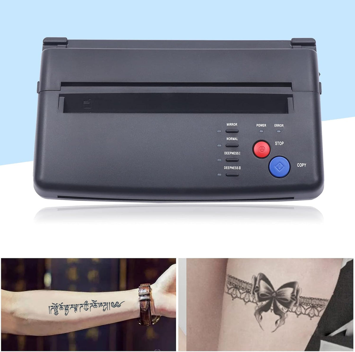 Tattoo Transfer Machine – Tattoo Copier – Tattoo Stencil Printer – Thermal Printer – Tattoo Transfer Printer – Compact & Lichtgewicht – Snel en Nauwkeurig