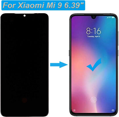 Nieuw display compatibel met Xiaomi Mi 9 M1902F1G 6.39" inch LCD touchscreen digitizer display montage met tools