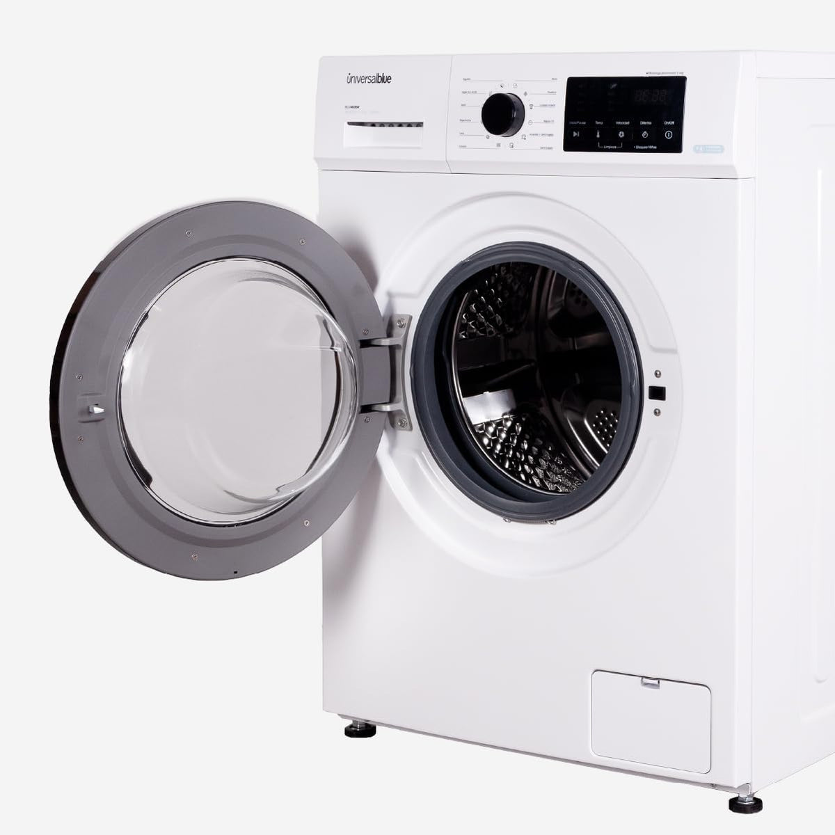 Wasmachine – Wasautomaat – Voorlader – Wasmachine Compact – Wasmachine 6 kg – 15 Wasprogramma’s – Startuitstel & Kindveiligheidsfunctie