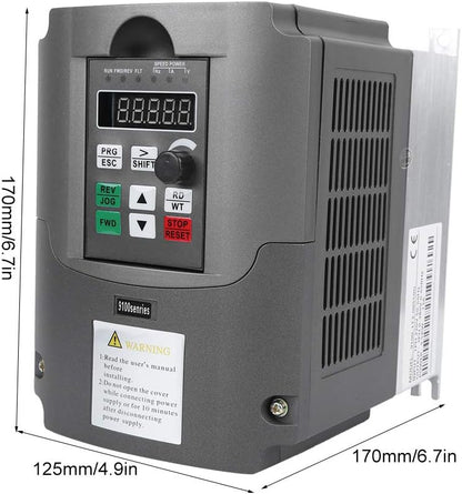 NFLIXIN 9100-1T3-00550G Inverter Single-Phase 220V to 3-Phase 380V Motor Inverter Controller 5.5KW for Spindle Motor Speed Control       </font><